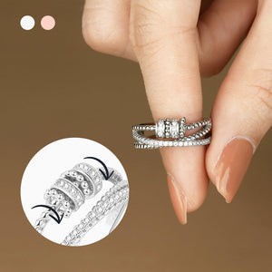 Stylish Adjustable Double Layer Ring