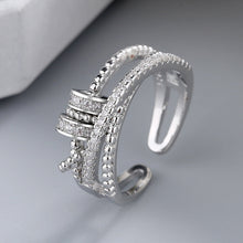 Load image into Gallery viewer, Stylish Adjustable Double Layer Ring