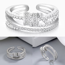 Load image into Gallery viewer, Stylish Adjustable Double Layer Ring