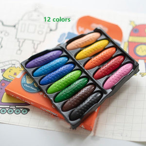 Children's Safe Non-toxic Washable Peanut Crayons