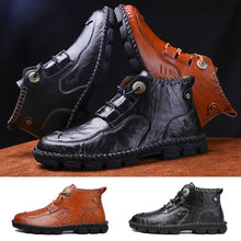 Load image into Gallery viewer, Men&#39;s Hand-stitched Martin Boots