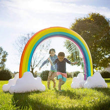 Load image into Gallery viewer, Inflatable Water Spray Rainbow Arch