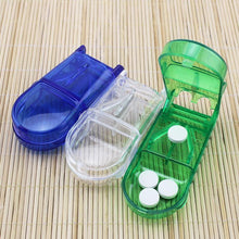 Load image into Gallery viewer, Portable Pill Cutter Pill Organizer