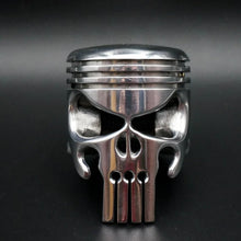 Load image into Gallery viewer, Piston Art Skull Keychain