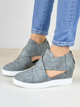 Load image into Gallery viewer, Women Spring Cut Out Ankle Boots Wedge Sneakers Plus Size Shoes