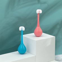 Load image into Gallery viewer, Three-sided Children&#39;s Toothbrush