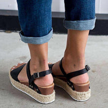 Load image into Gallery viewer, Women&#39;s Espadrilles Platform Sandal