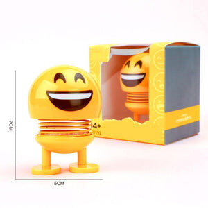 Car Shaking Head Emoji Doll Toys