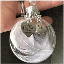 Load image into Gallery viewer, Christmas Feather Ball Ornaments