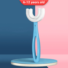 Load image into Gallery viewer, 360° Kids U-shaped Toothbrush