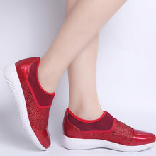 Load image into Gallery viewer, Women Woven Mesh Flat Shoes