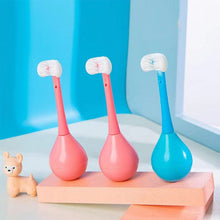 Load image into Gallery viewer, Three-sided Children&#39;s Toothbrush