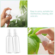 Load image into Gallery viewer, Portable Bottles Empty Clear Plastic Fine Mist Spray Bottles (3 PCs)