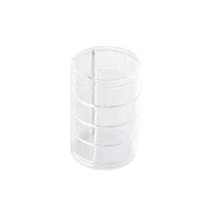 Transparent rotating storage box