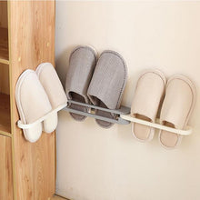 Load image into Gallery viewer, Wall Mounted Folding Slippers Rack