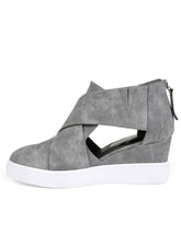 Load image into Gallery viewer, Women Spring Cut Out Ankle Boots Wedge Sneakers Plus Size Shoes